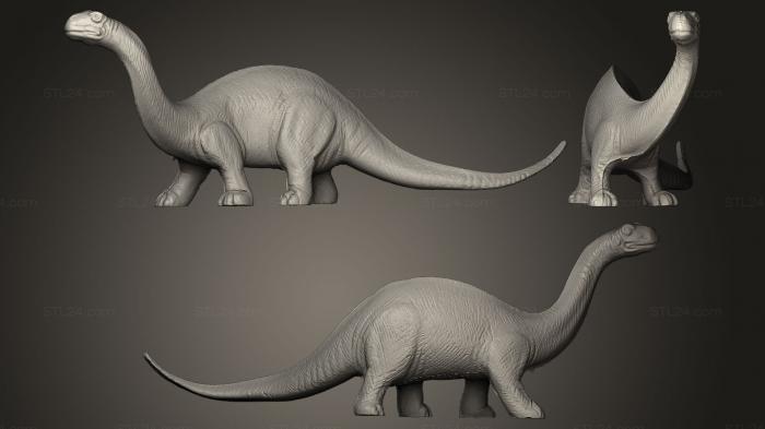 Animal figurines (Dino walk, STKJ_0029) 3D models for cnc